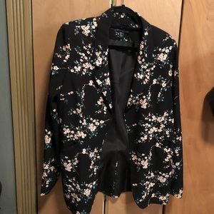 Cynthia Rowley floral blazer (L)